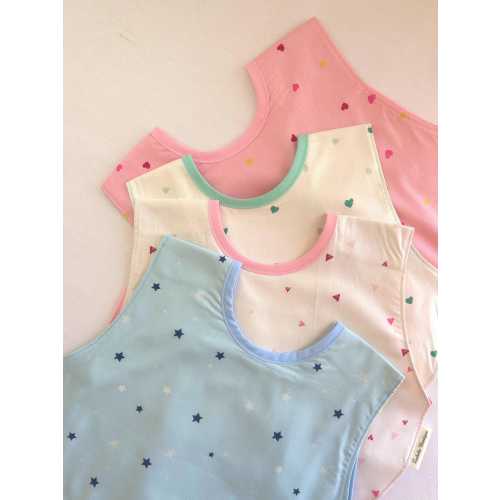 ORGANIC BAPRON - various designs - 3 SIZES - Can be ordered with name