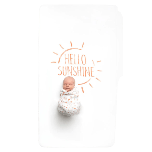Hello Sunshine Organic Crib Sheet