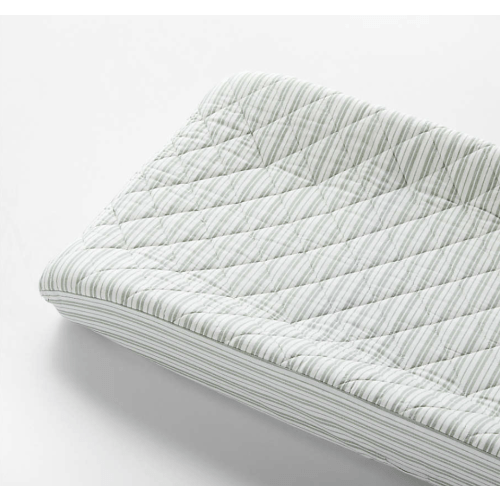 Frenchie Verte Green Organic Cotton Changing Pad Cover by Leanne Ford