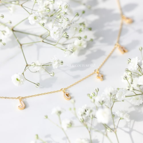 The Charmed Necklace with Five Custom Charms