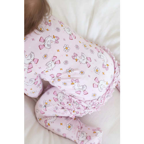Girl Ruffle Zipper Footies | Best Sellers