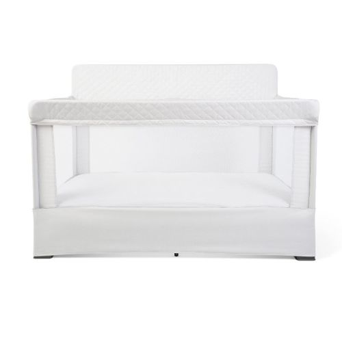 Lunaire Full Size Mesh Crib and Playard Driftwood Grey
