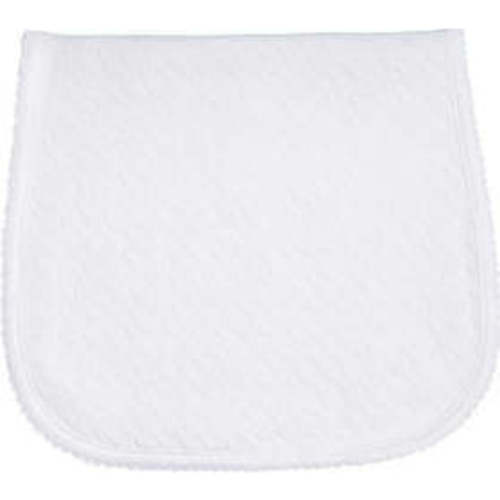 Basket Weave Baby Burp Cloth,White - Nellapima | Maisonette