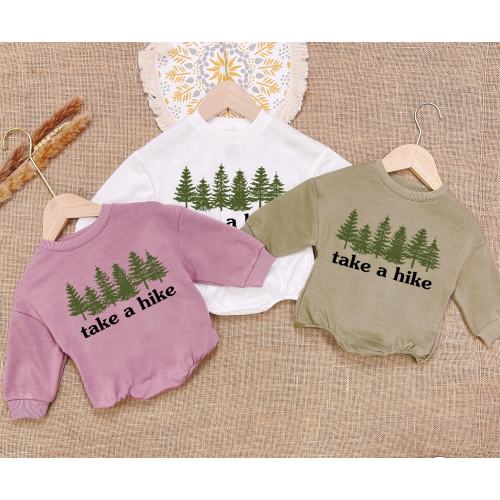 Take A Hike Baby Romper Sweatshirt, Camping Adventure Baby Romper, Cute Hiking Baby Bodysuit, Newborn Outfit