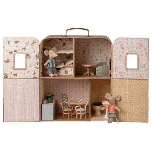 Maileg SuitCasa – Hazel & Fawn