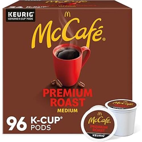 McCafe Premium Roast Coffee, Keurig Single Serve K-Cup Pods, Medium Roast, 96 Count