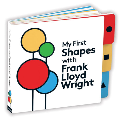 Mudpuppy - My First Shapes With Frank Lloyd Wright Board Book for Kids