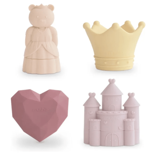 Princess bath toys - Set of 4 | Pink
