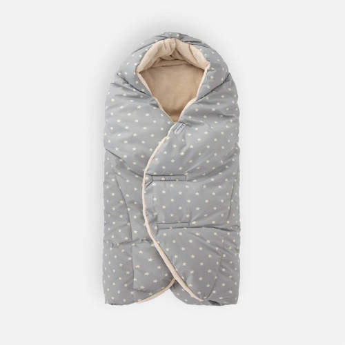 7AM Enfant Nido  - Grey Stars / Small 0-6M