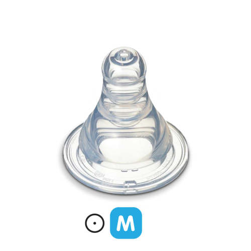 Pigeon Flexible Wide Neck Baby Bottle Teat (M) 2pk | Pigeon – Pigeon Australia