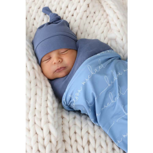 Personalized Baby Name Swaddle Blanket | Dusty Hues
