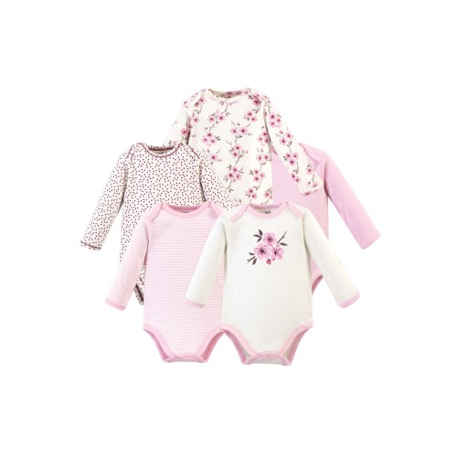 Little Soft Organic Cotton Long-Sleeve One-Piece Essentials