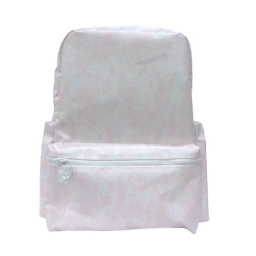 PINK BUNNY TOILE BACKPACK – Southern Sorelle Embroidery Boutique