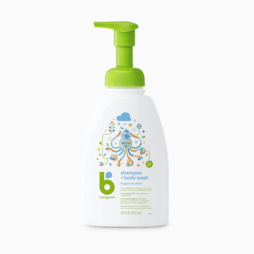 Babyganics Conditioning Shampoo + Body Wash - Fragrance Free, 16 Oz