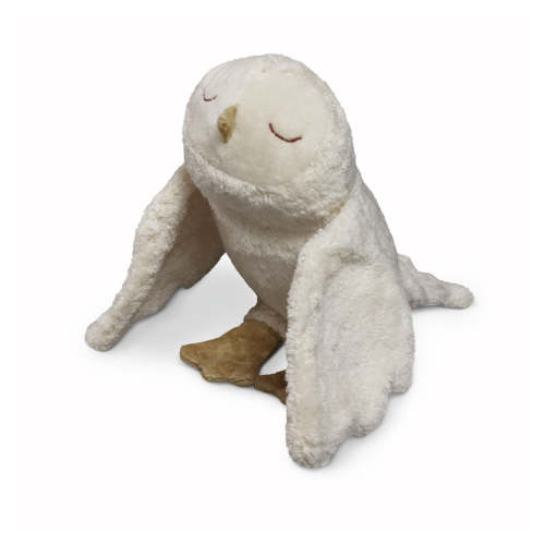 Senger Organic Snowy Owl Cuddly Animal | Modern Nursery™