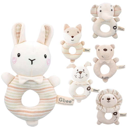 2026 2026 Upgrade Toys for 0 3 6 9 to 12 Months, Teething Rattle Toys, Infant Girl Boy Learning Toy, Newborn Baby Infant Soft Rattles Teether Hanging Toys