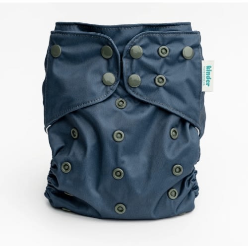 Dusk: Essentials Pocket Cloth Diaper with Athletic Wicking Jersey, Grows with your Baby