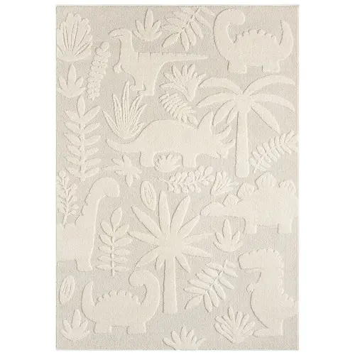TOWN & COUNTRY PLAY Dinosaur Jungle Party Kids Area Rug - 5'2"x7'2"