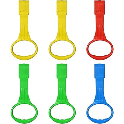 Baby Pull Up Rings 6 Pack Walk Assistant, Pull Up Ring for Baby Playpen Handle Grip for Toddlers - Value Pack
