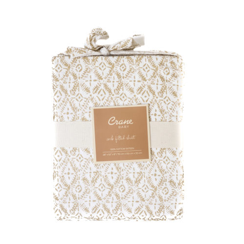 Kendi Crib Fitted Sheet - Diamond