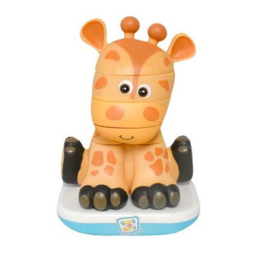 Stack-A-Roos/Stackaroos Jungle Animal Stacking STEM Toy for Toddlers - Baby Giraffe