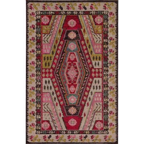 Multicolor 5' x 8' Washable Mesa Rug | Rugs.com