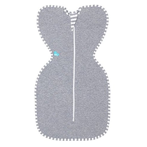Love to Dream Swaddle UP Self-Soothing Sleep Sack 8-13 lbs, Dramatically Better Sleep, Snug Fit Calms Startle Reflex, 1.0 TOG, Gray, Small - Small (8-13 lbs.)