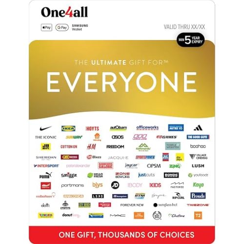 Ultimate Everyone Gift Card - Delivered by mail (AU Only)