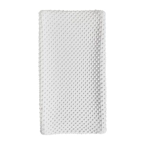 Changing Pad Cover Super Soft Dots Skin-Friendly Breathable Wipeable Changing Table Sheets for Baby Boy and Baby Girl (Bright White)