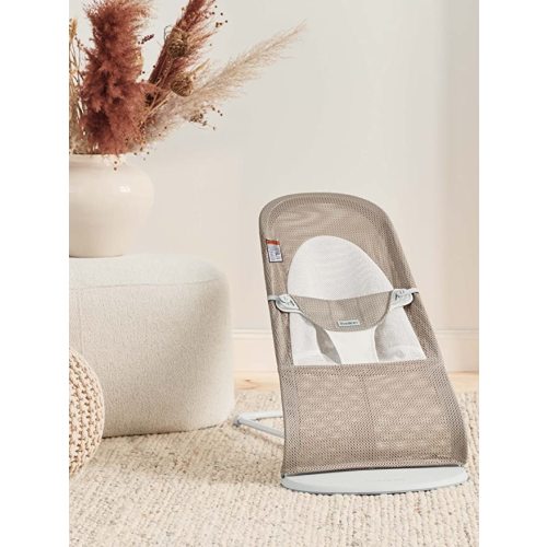 BabyBjörn Mesh Bouncer | Gray Beige/White