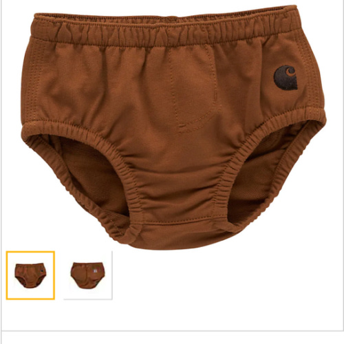 Kids' French Terry Diaper Cover (Infant) | 9M | Carhartt