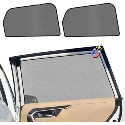 KUST Car Window Shades for 2017-2025 2026 Mazda CX-5 Accessories, Breathable Mesh Magnetic Window Covers, Rear Back Side Window Sun Shades UV Block Privacy Protection for Baby Camping Napping 2PCS