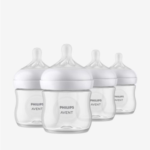 Glass Baby Bottles, 0-3 months