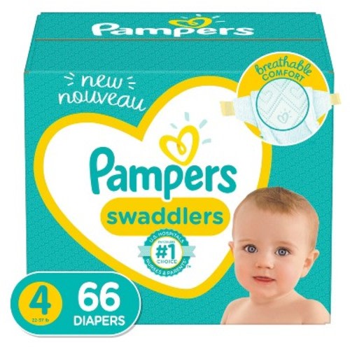Pampers Swaddlers Diapers - (Select Size and Count), Size: 4
