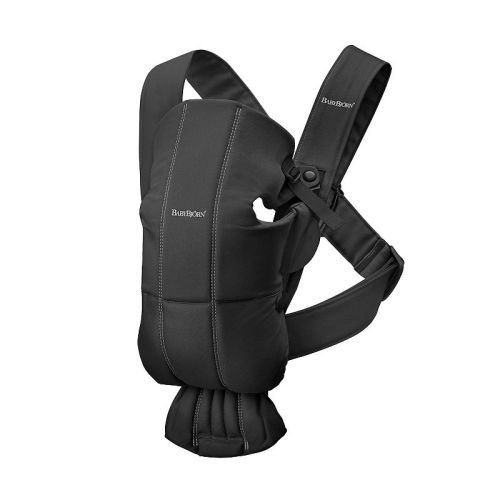 BabyBjorn Mini Woven Baby Carrier - Black