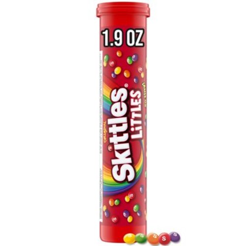 Skittles Littles Original Summer Candy , Share Size - 1.9 oz Tube
