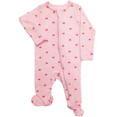 Wonder So Soft Modal by Wonder Nation Baby Gender Neutral Two-Way Zipper Footed Sleep N Play Pajamas, Sizes Preemie–6/9 Months