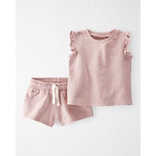 Baby 2-Piece Seahorse-Print Knit Set Made with Organic Cotton - Little Planet | Carter's