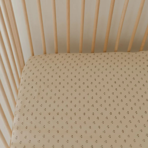 Muslin Crib Sheet | Flora