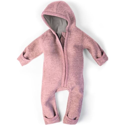 Ehrenkind® WOOLEN JUMPSUIT for Infants and Kids, Warm infant One-Piece made of natural virgin wool with zipper
