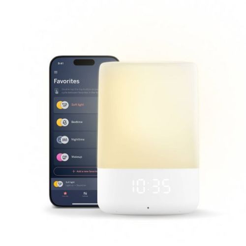 Nanit Sound Machine & Night Light - White: Electric Battery-Powered, 3"x3"x5", 1lb, Breathing Monitors