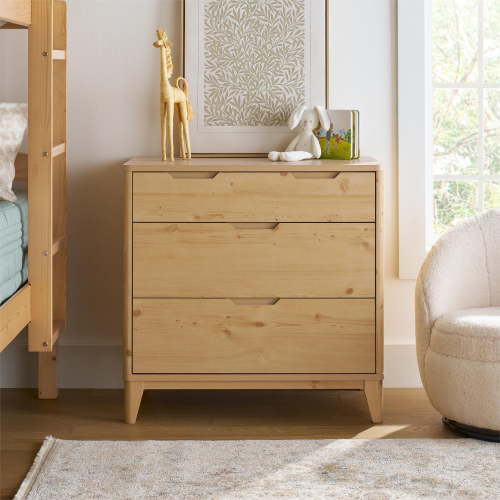 Better Homes & Gardens Leighton 3 Drawer Dresser, Natural