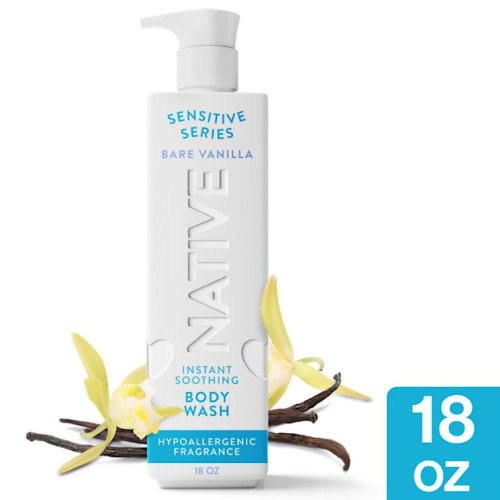 Native Sensitive Series Hypoallergenic 24-Hour Hydrating Body Wash