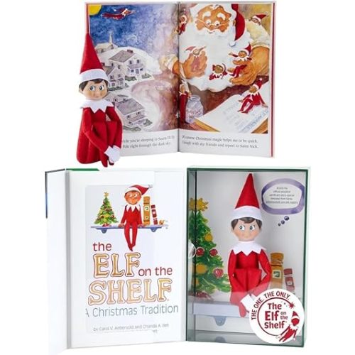 Elf on the Shelf: A Christmas Tradition (blue-eyed boy)