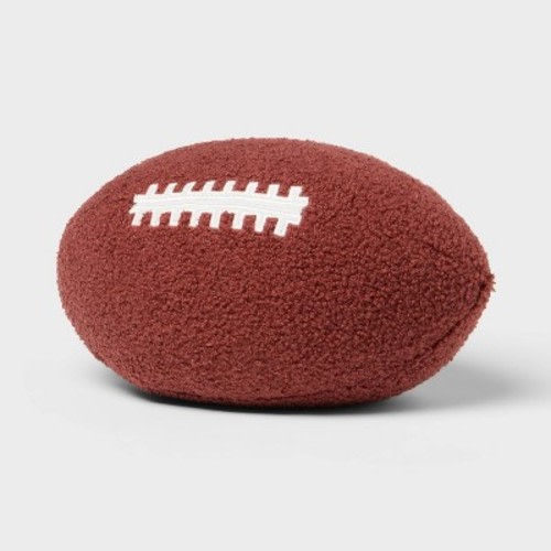 Football Sport Boucle Kids' Decorative Throw Pillow - Pillowfort™