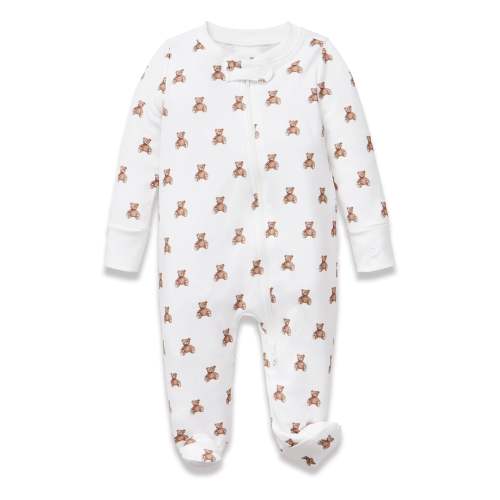 Baby's Pima Romper in Teddy Tales