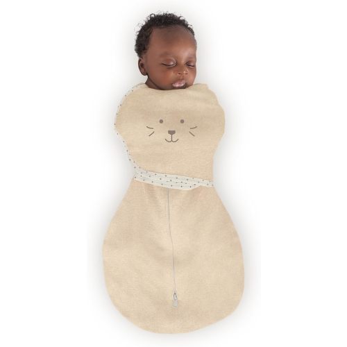 SwaddleDesigns 6-Way Omni Swaddle Sack, Arms Up Swaddle for Newborn, More Options to Calm Startle Reflex, Improves Sleep