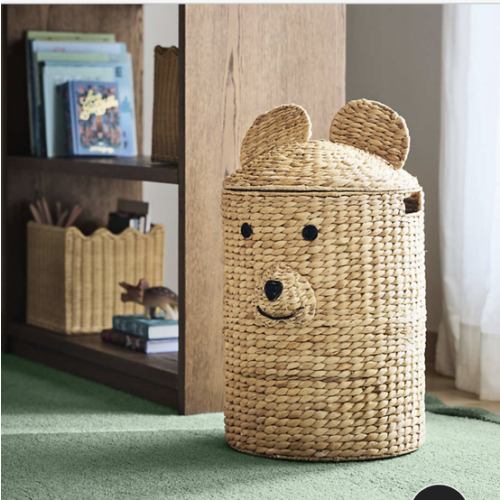 Bear Woven Kids Hamper with Handles