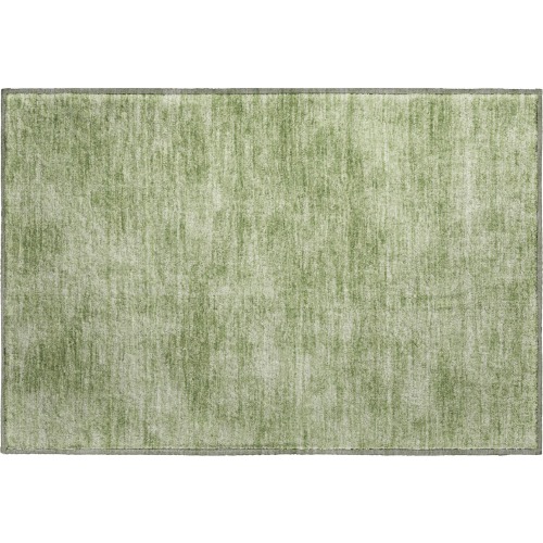 Premium Washable Super Soft Solid Ombre Mayfield Rug 3’x5’ Green