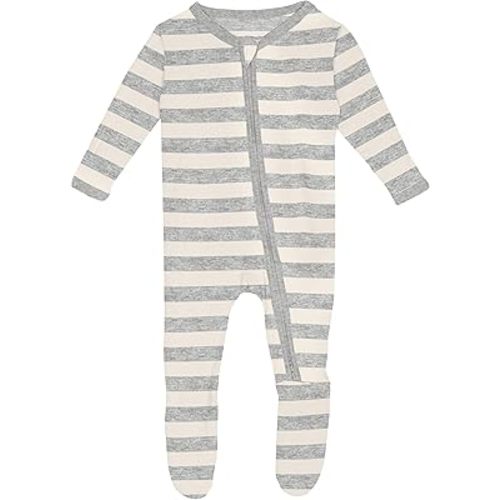 KicKee Footie with 2 Way Zipper in Celebration Prints, One-Piece Boy or Girl Baby Clothes